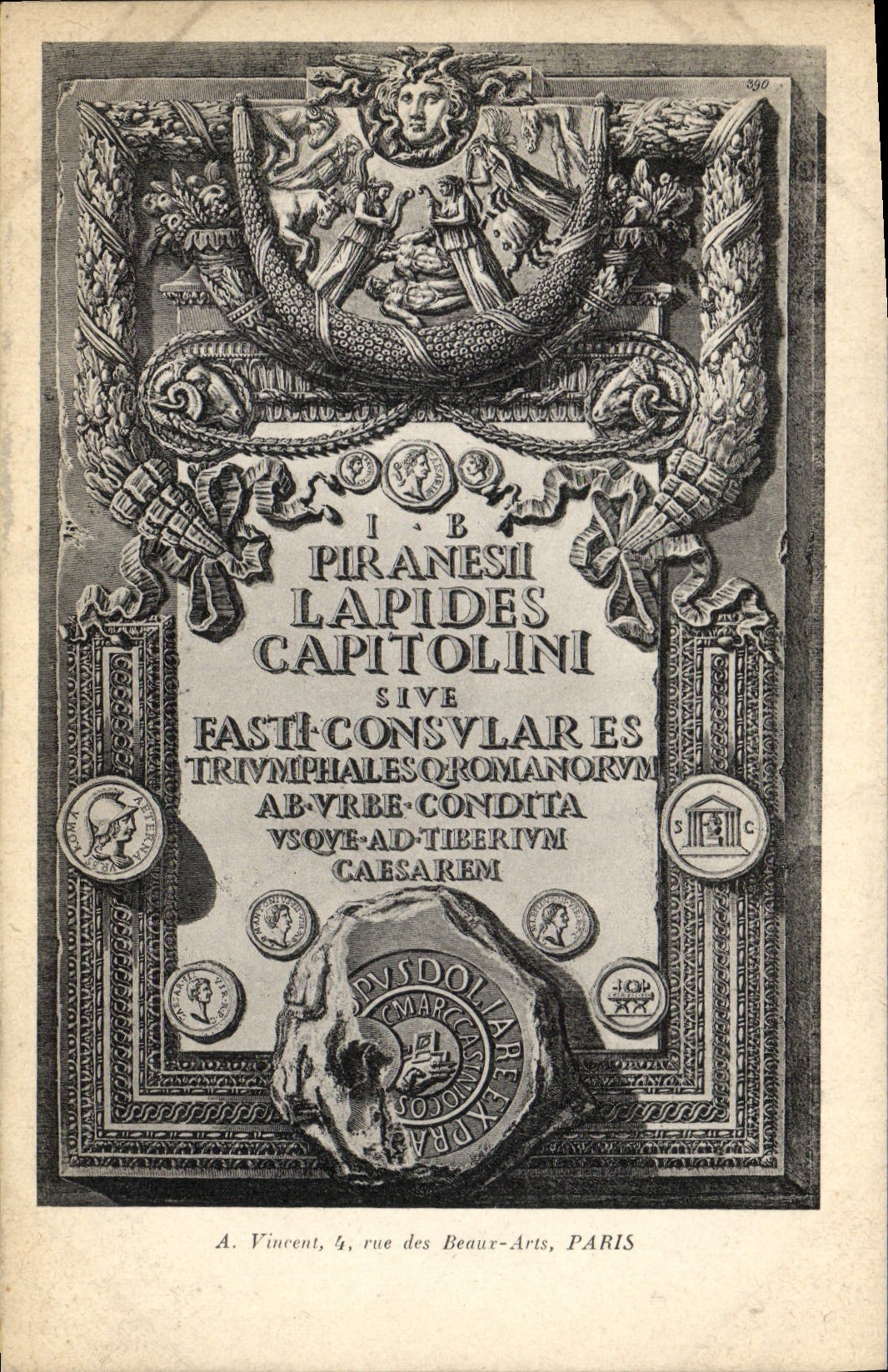 CPA Fantaisie Decor antique