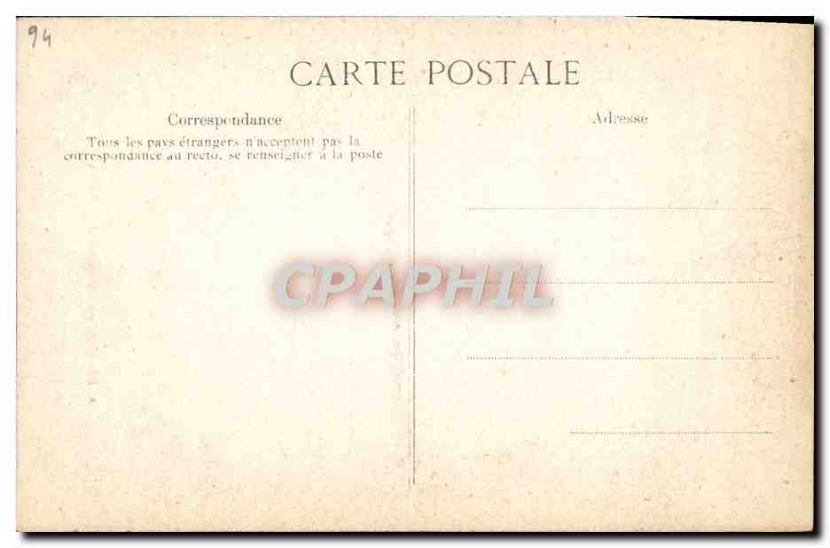 CPA Fantaisie Decor antique — Rückseite