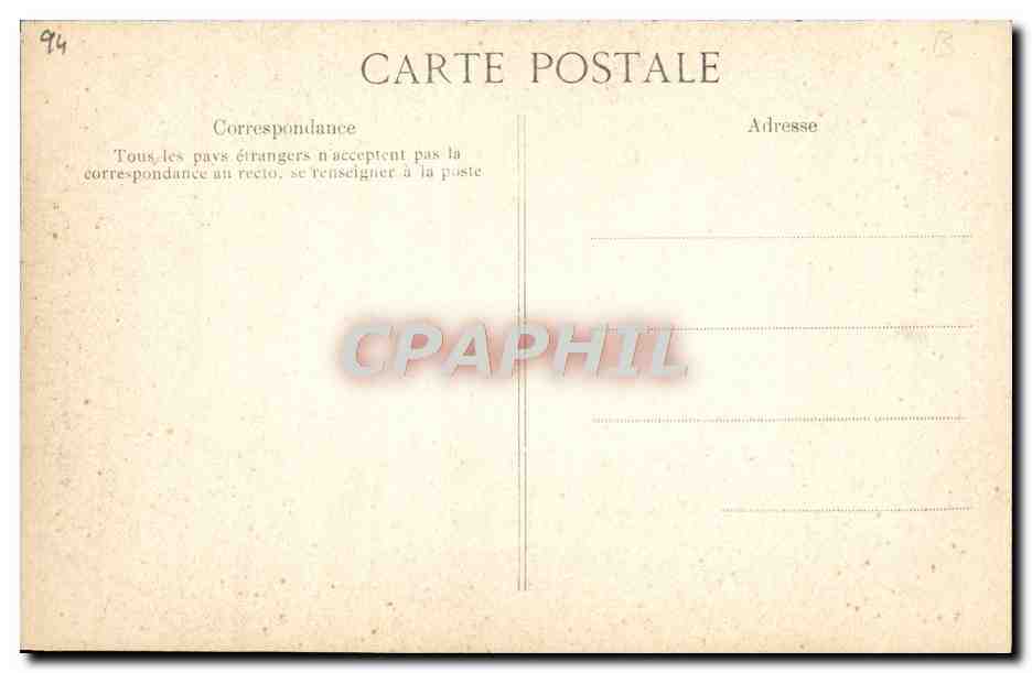 CPA Fantaisie Decor antique Aigle — Verso