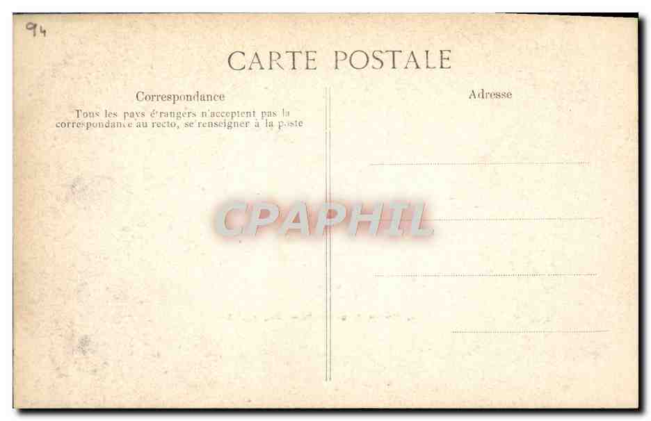 CPA Fantaisie Decor antique Griffon — Verso