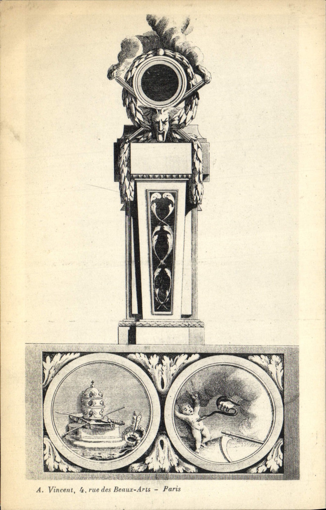 CPA Fantaisie Decor antique