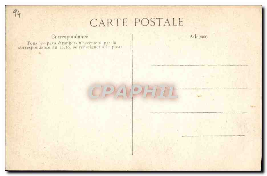 CPA Fantaisie Decor antique — Verso
