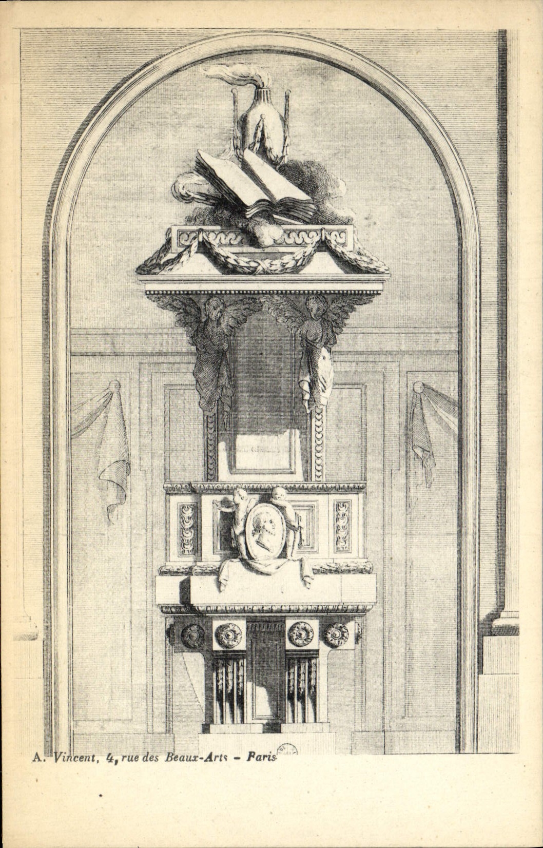 CPA Fantaisie Decor antique