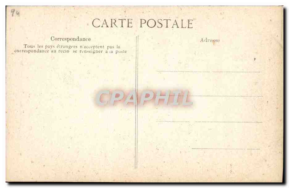 Vase antique sculpté — scène mythologique — A. Vincent, 4, rue des Beaux-Arts, PARIS — Verso