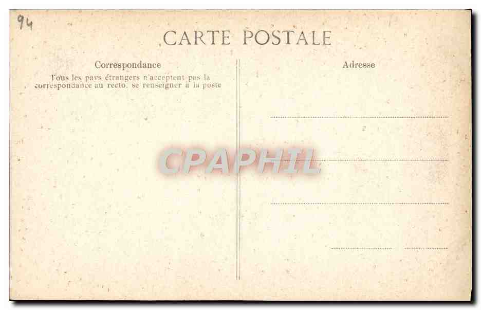 CPA Fantaisie Decor antique — Verso