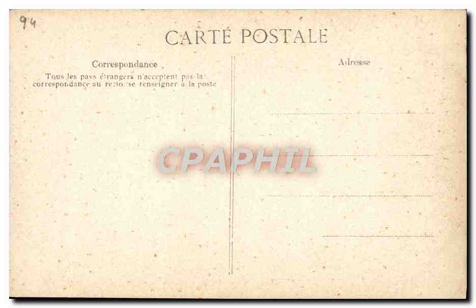 CPA Fantaisie Decor antique — Verso
