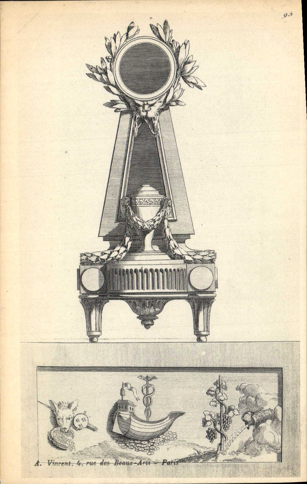 CPA Fantaisie Decor antique