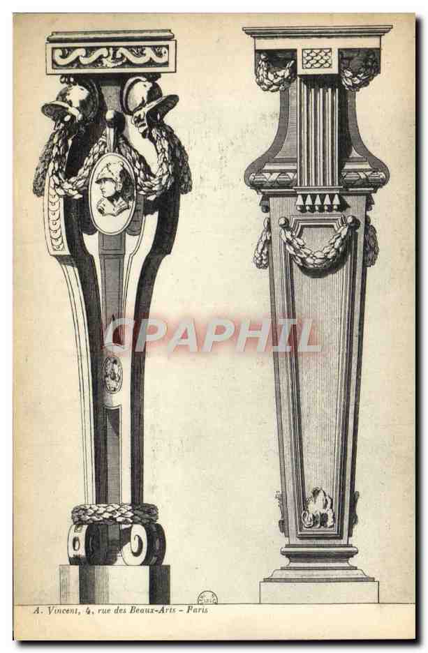 CPA Fantaisie Decor antique