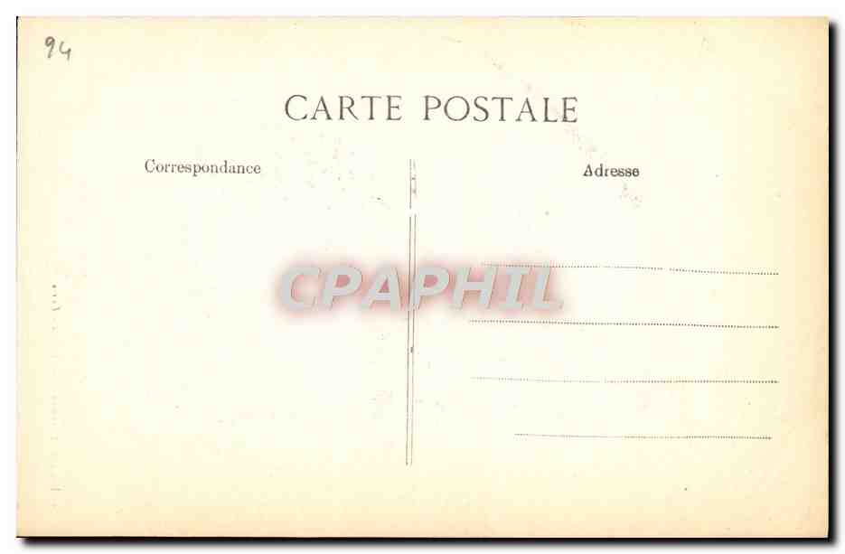 CPA Fantaisie Decor antique — Verso