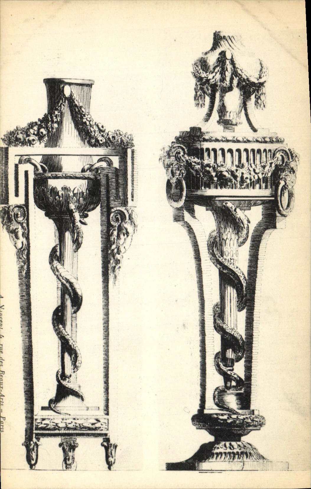 CPA Fantaisie Decor antique