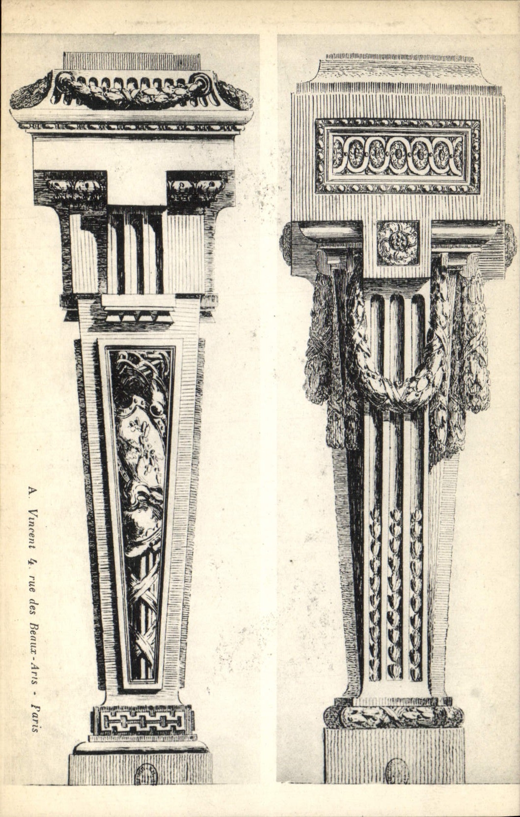 CPA Fantaisie Decor antique