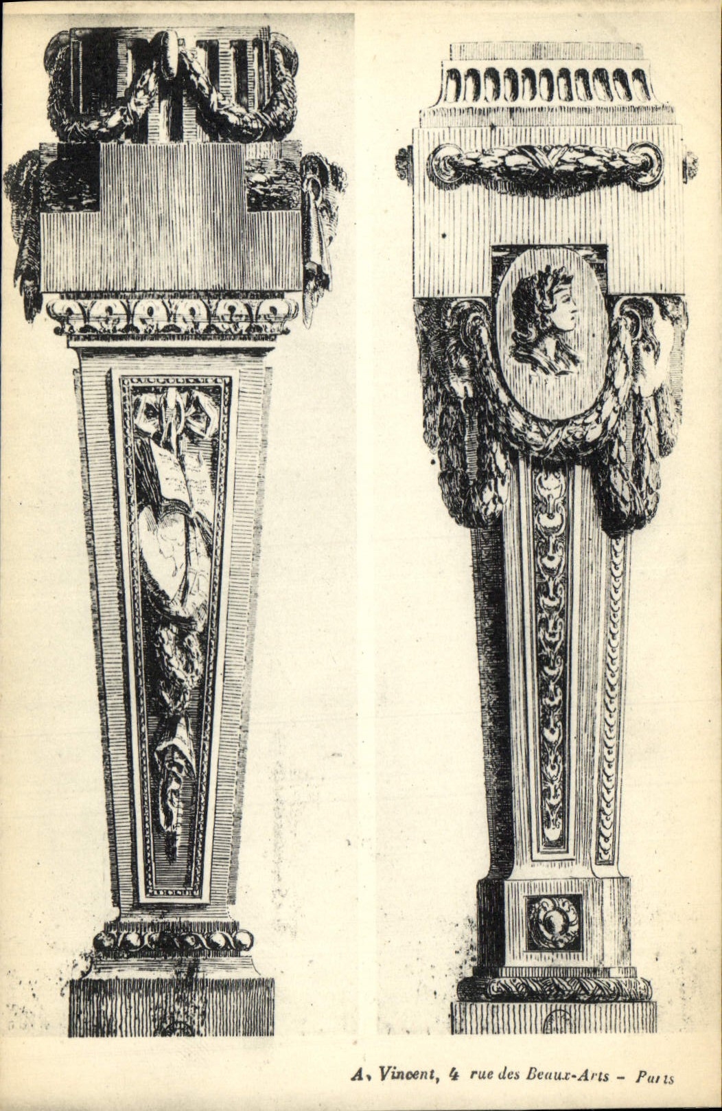CPA Fantaisie Decor antique