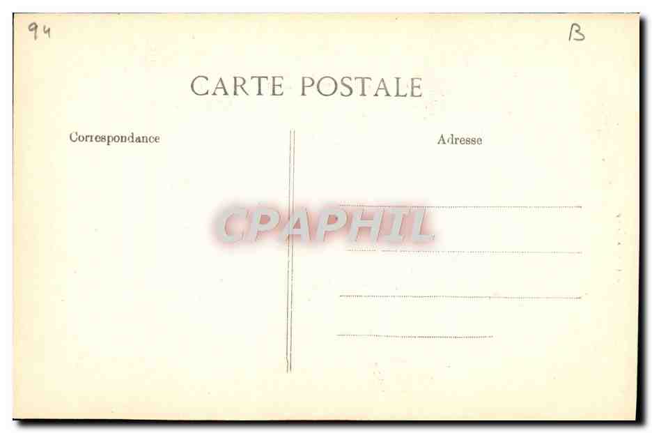 CPA Fantaisie Decor antique — Verso