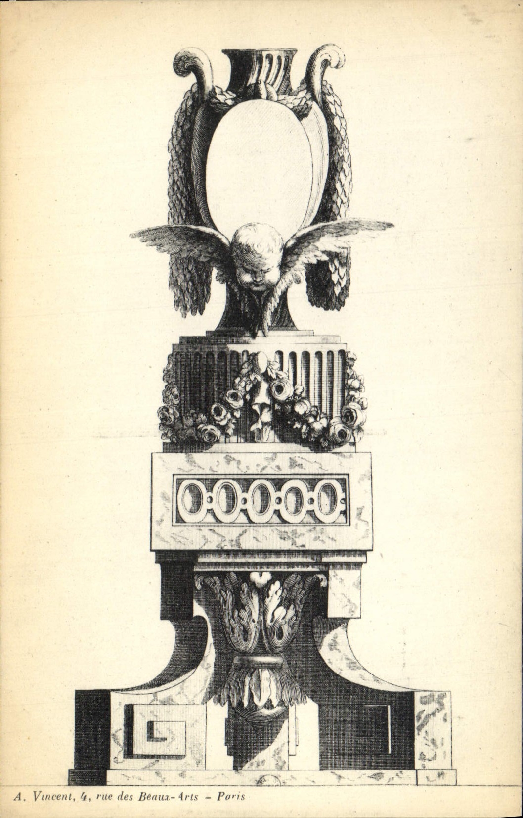 CPA Fantaisie Decor antique