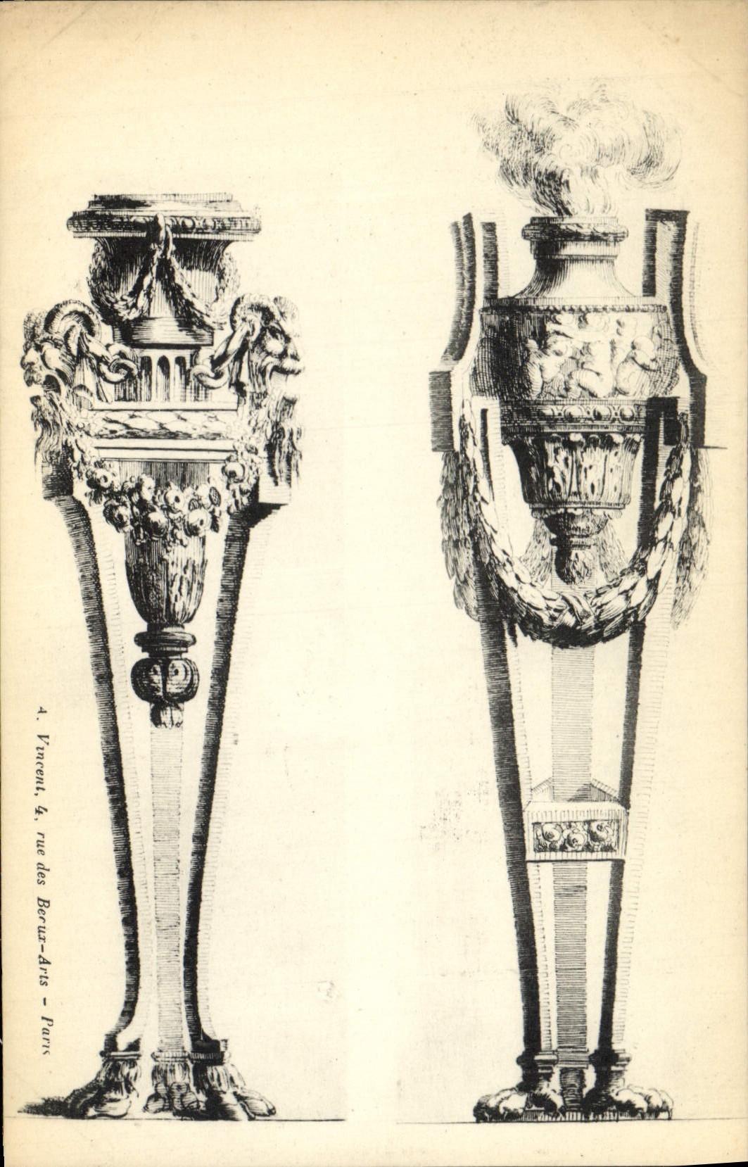 CPA Fantaisie Decor antique