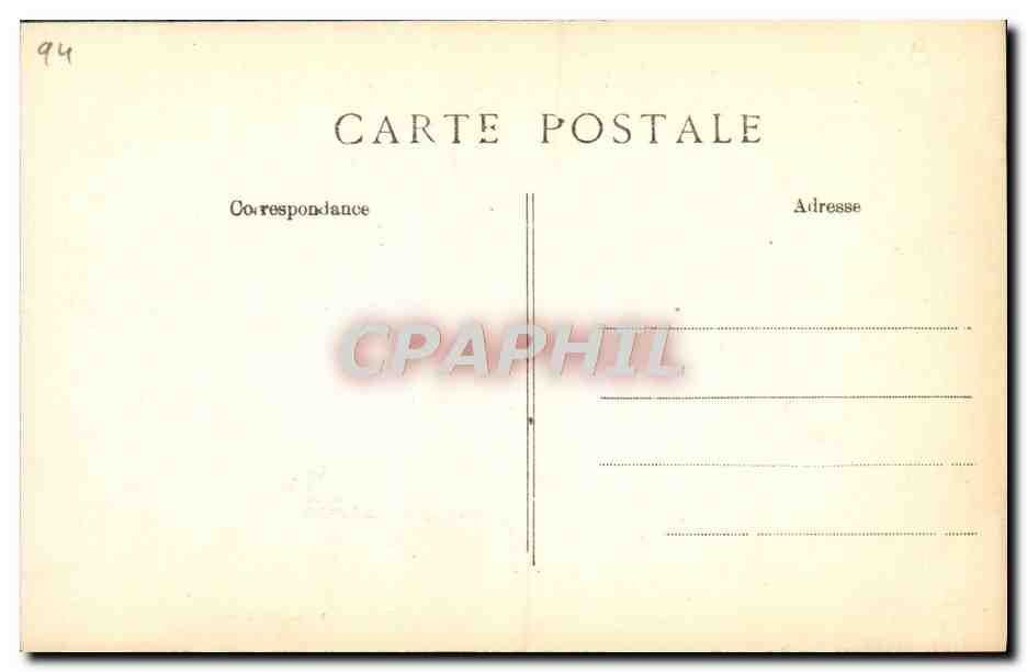 CPA Fantaisie Decor antique — Back