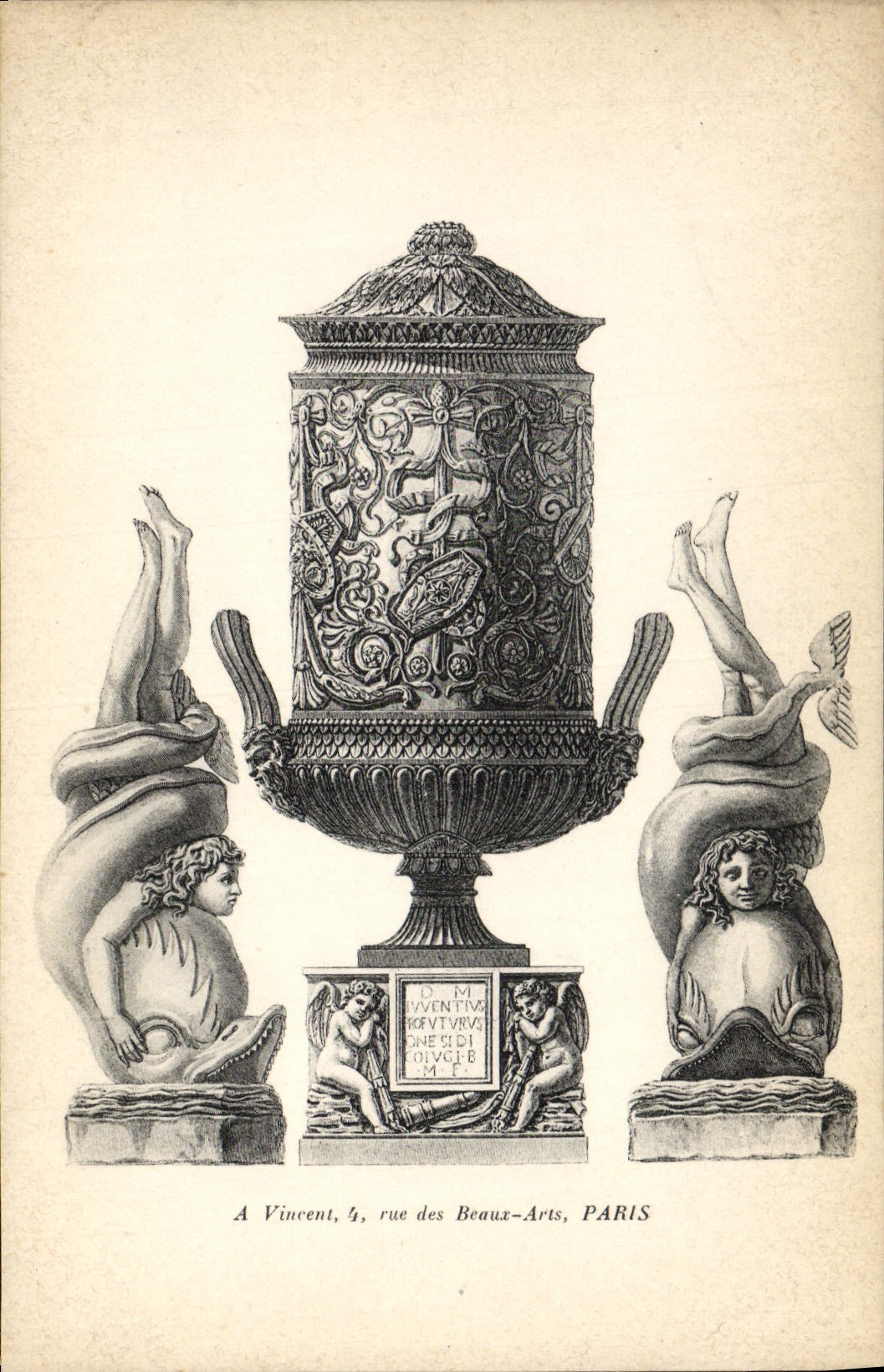 CPA Fantaisie Decor antique