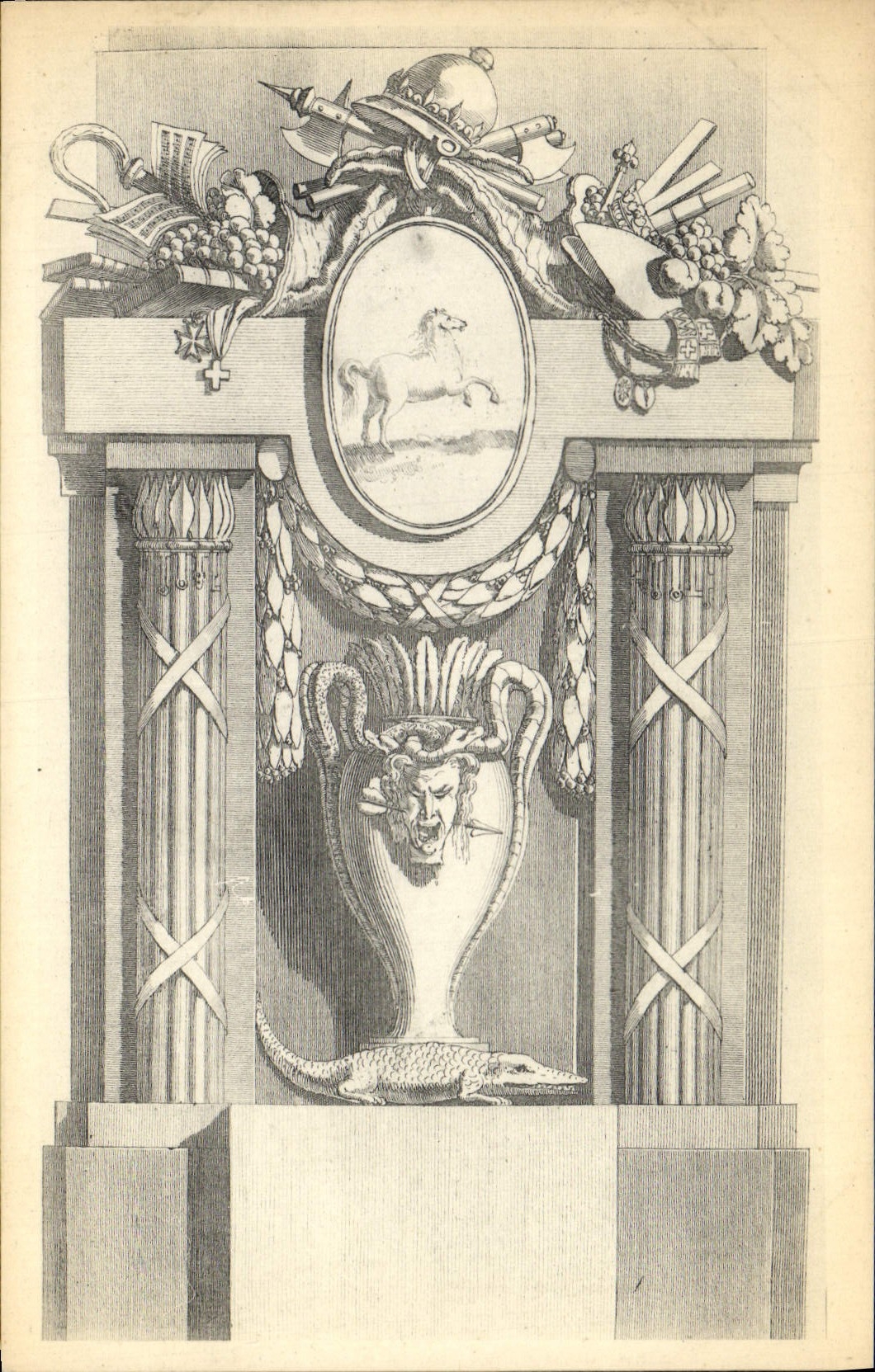 CPA Fantaisie Decor antique