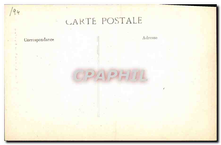Fontaine monumentale — dessin architectural — A. Vincent, 4, rue des Beaux-Arts - Paris — Verso