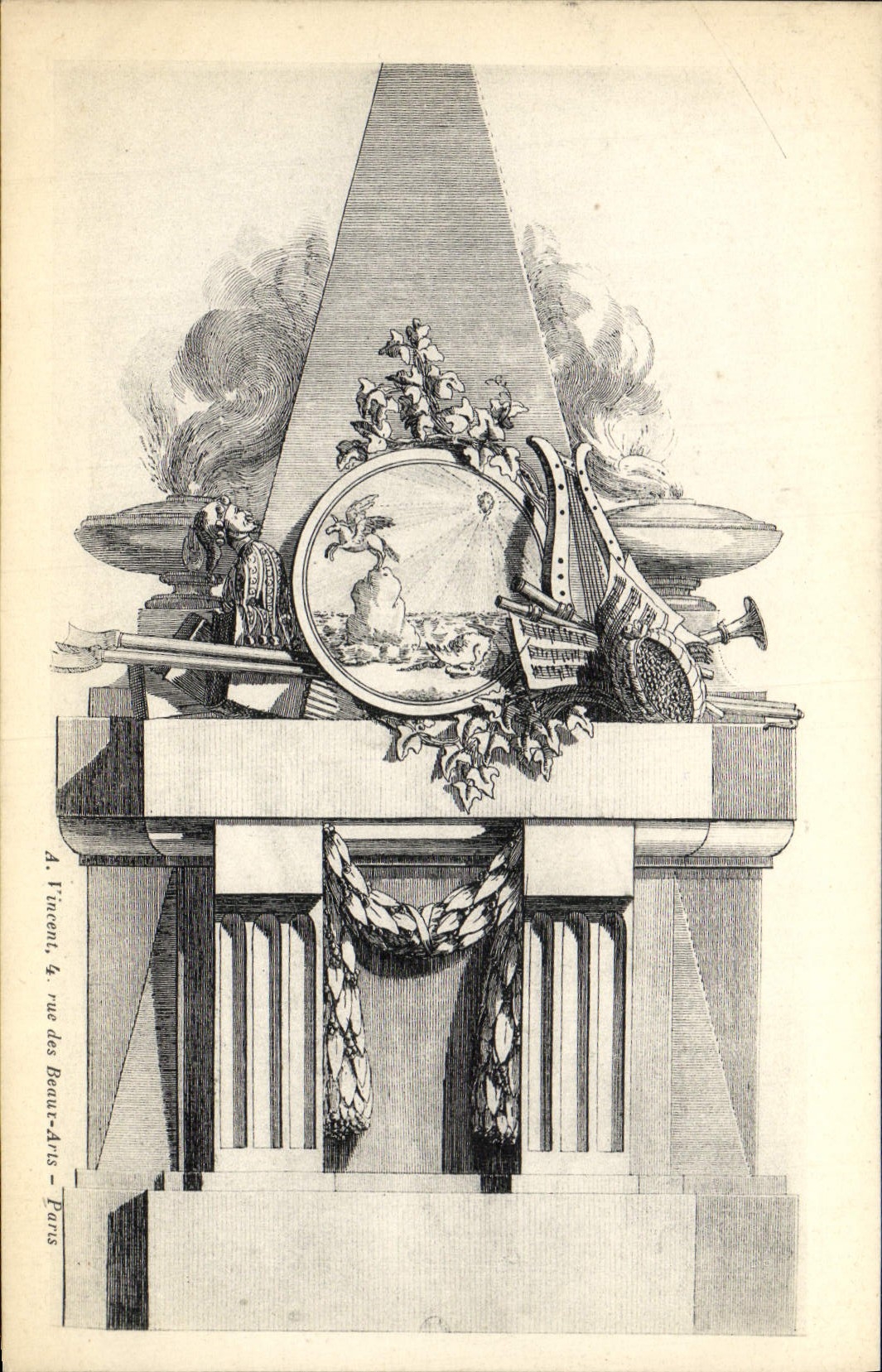 CPA Fantaisie Decor antique