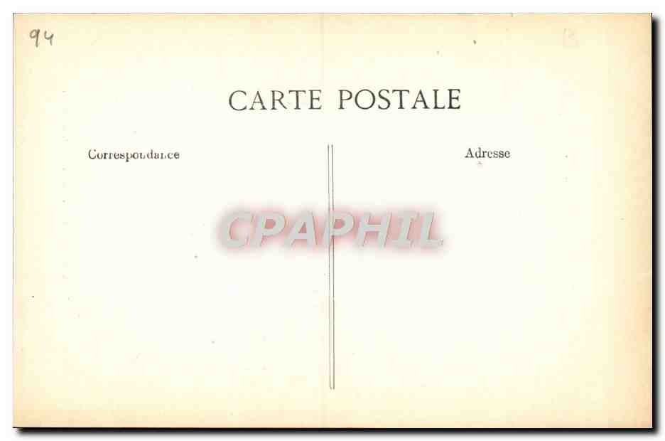 CPA Fantaisie Decor antique — Verso