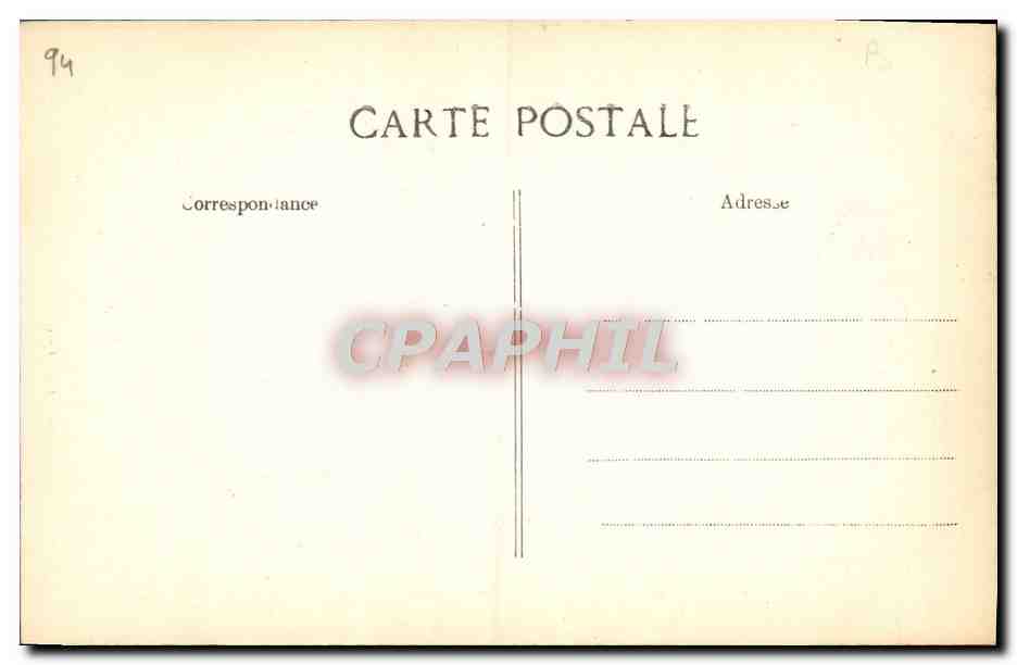 CPA Fantaisie Decor antique — Verso