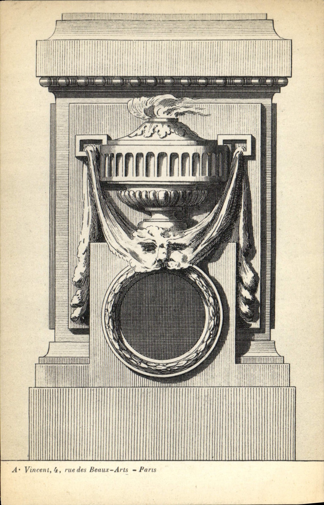 CPA Fantaisie Decor antique