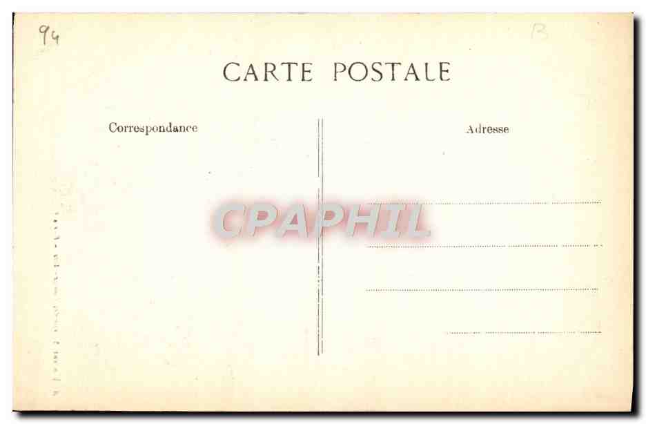CPA Fantaisie Decor antique — Verso