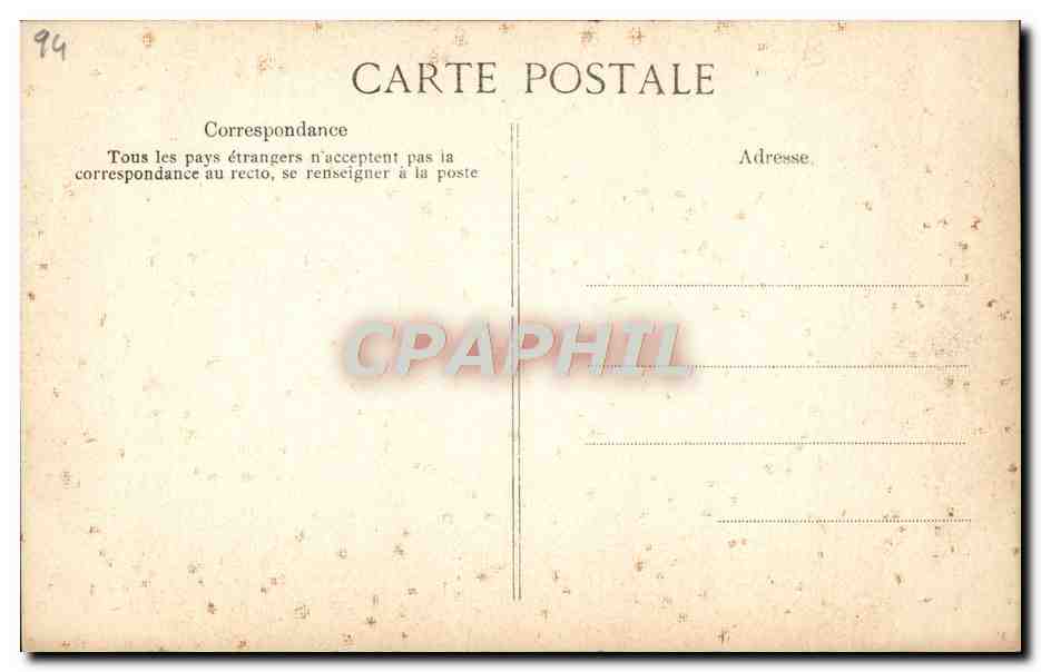 CPA Fantaisie Decor antique — Verso