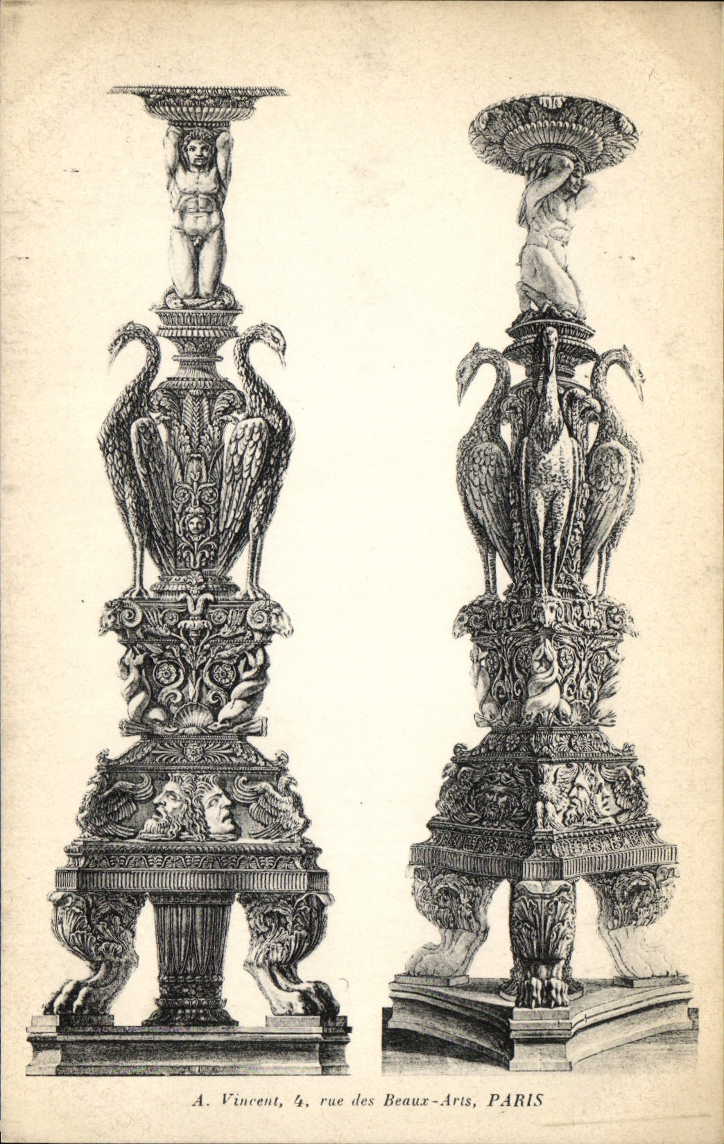 CPA Fantaisie Decor antique