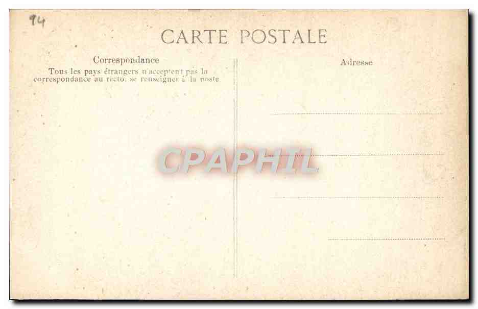 CPA Fantaisie Decor antique — Verso