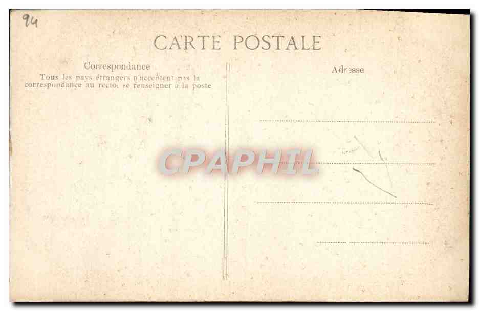 CPA Fantaisie Decor antique — Verso
