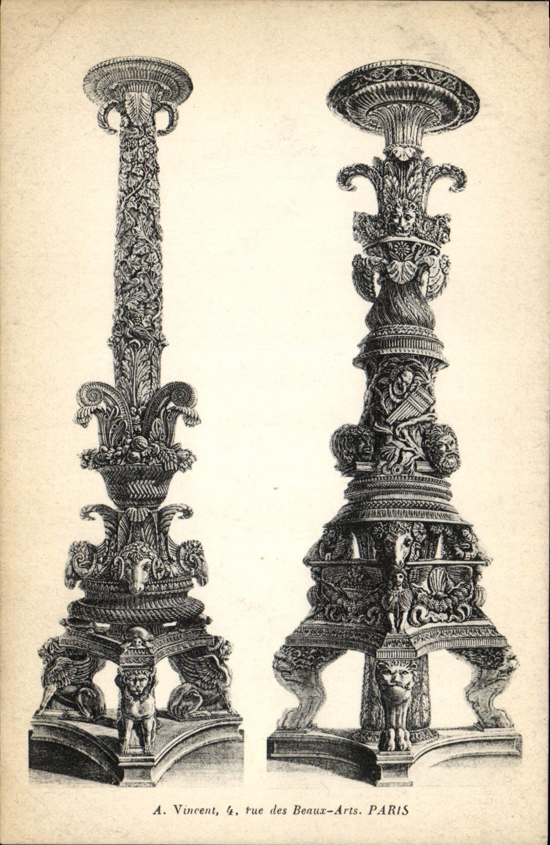 CPA Fantaisie Decor antique