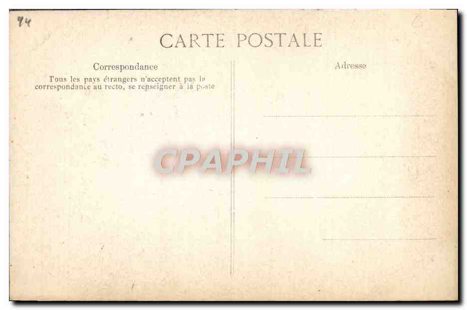 CPA Fantaisie Decor antique — Rückseite