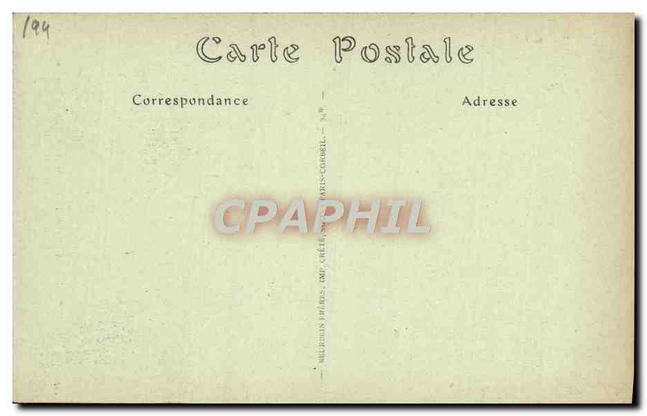 CPA Fantaisie Decor antique — Back