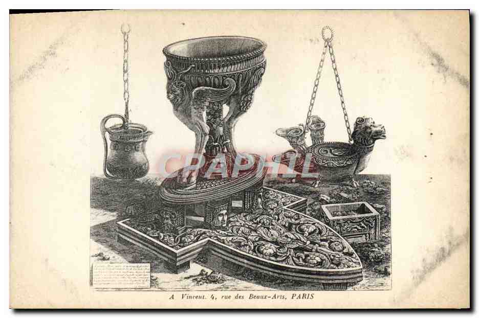 CPA Fantaisie Decor antique