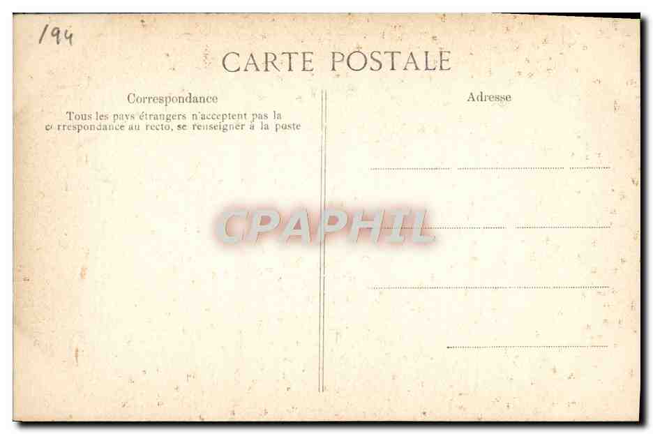 CPA Fantaisie Decor antique — Verso