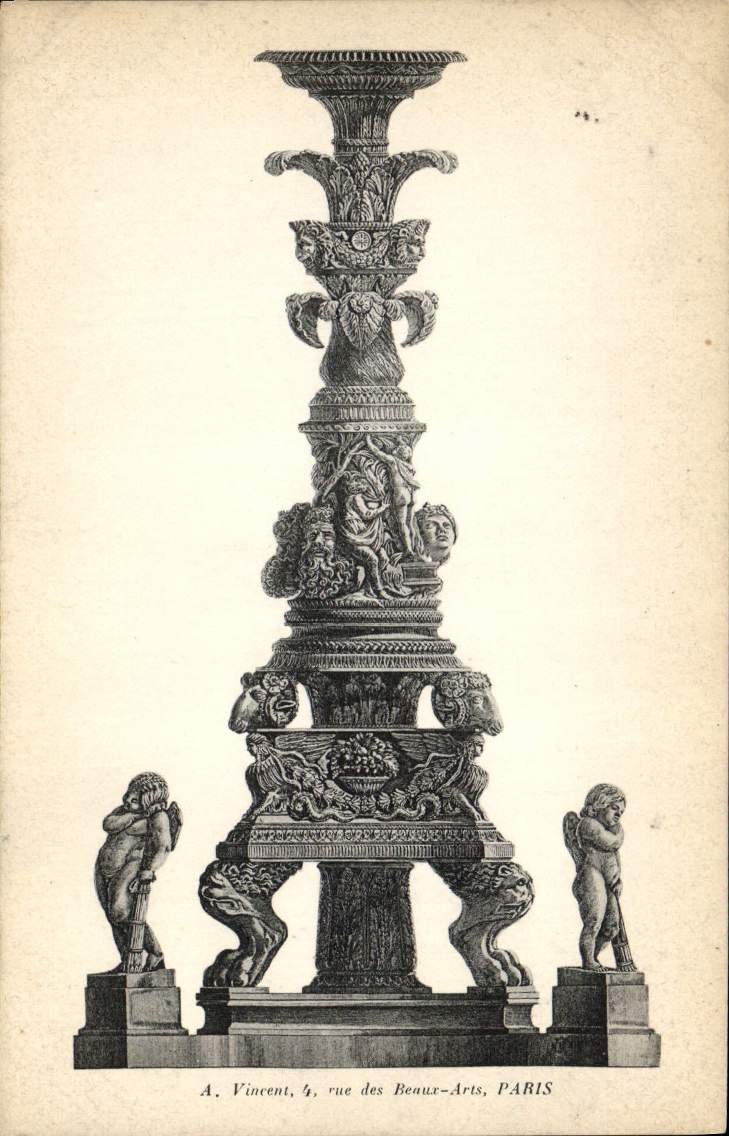 CPA Fantaisie Decor antique