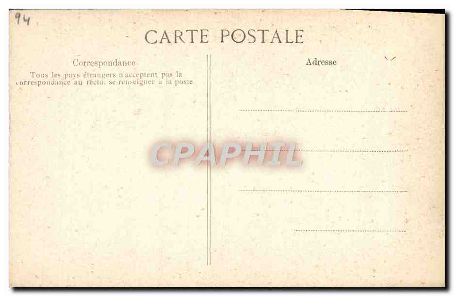 CPA Fantaisie Decor antique — Verso