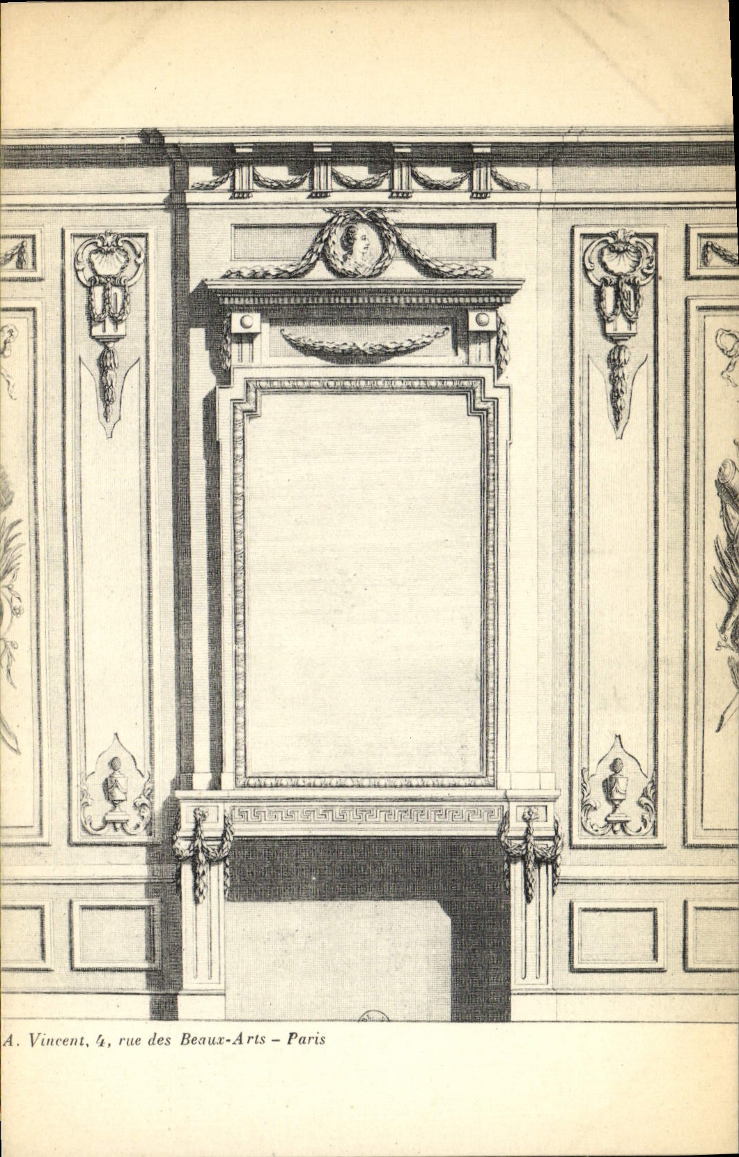 CPA Fantaisie Decor antique