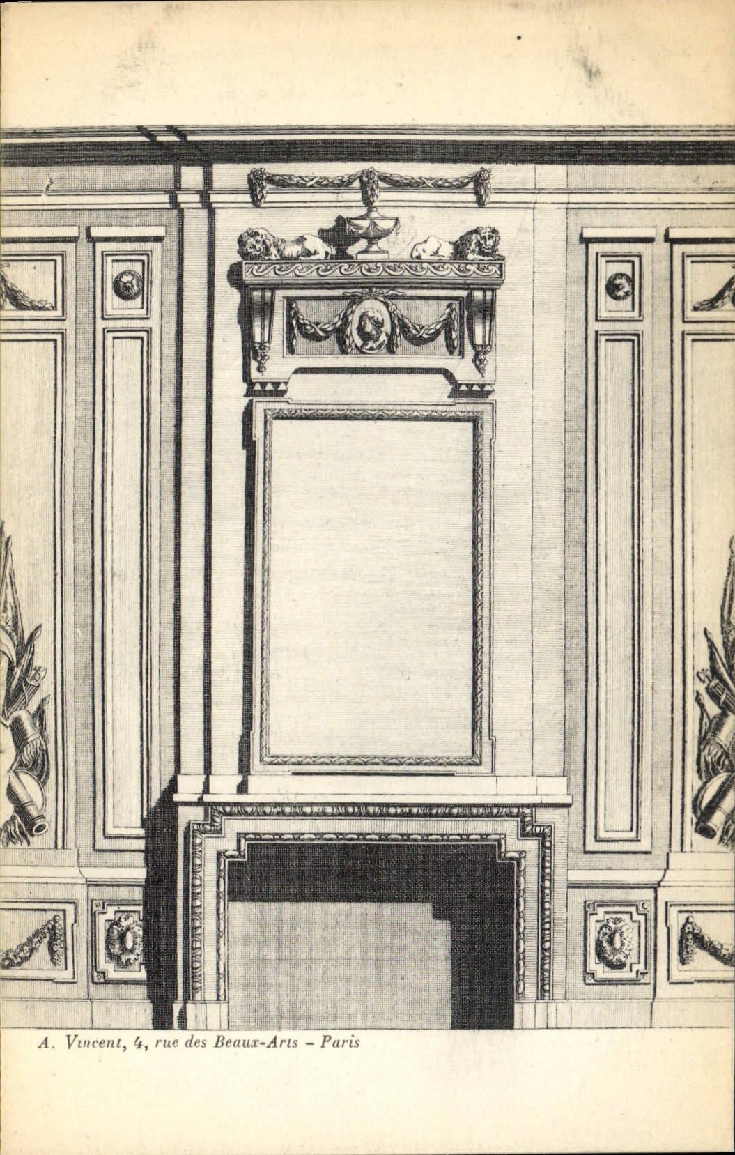 CPA Fantaisie Decor antique