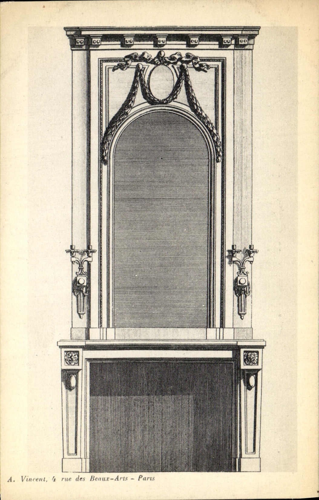 CPA Fantaisie Decor antique