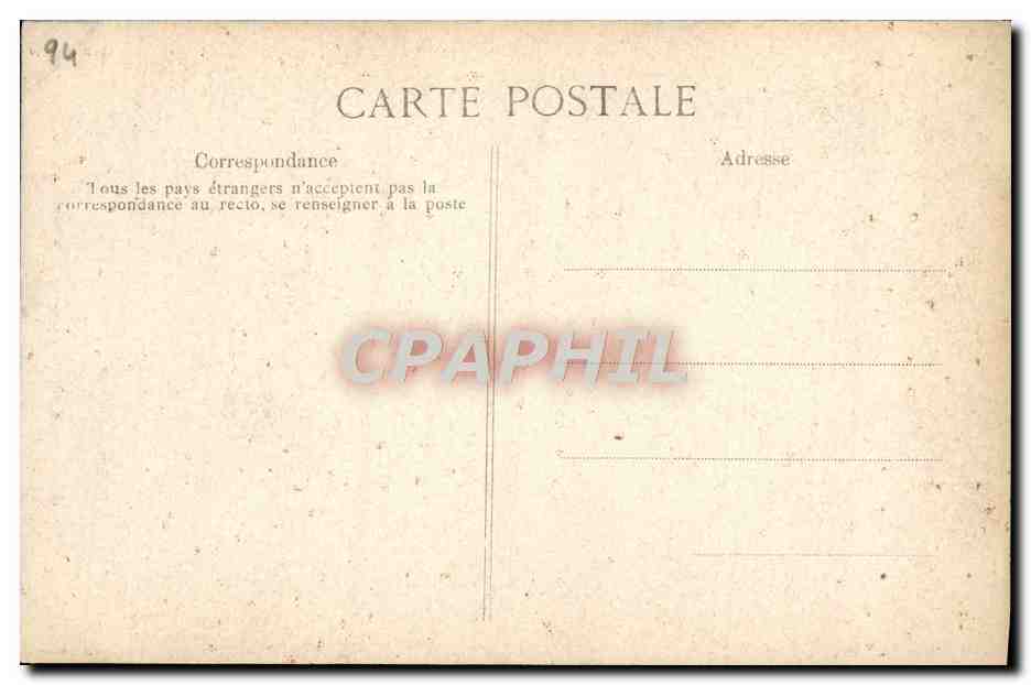 CPA Fantaisie Decor antique — Verso