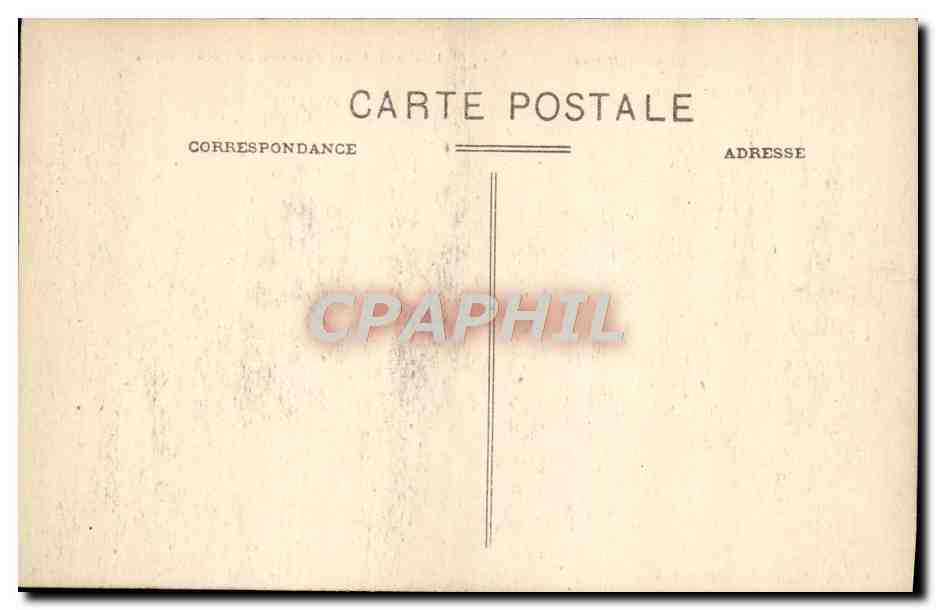 CPA Casablanca Une rue arabe Bureau de l'Etat major — Verso