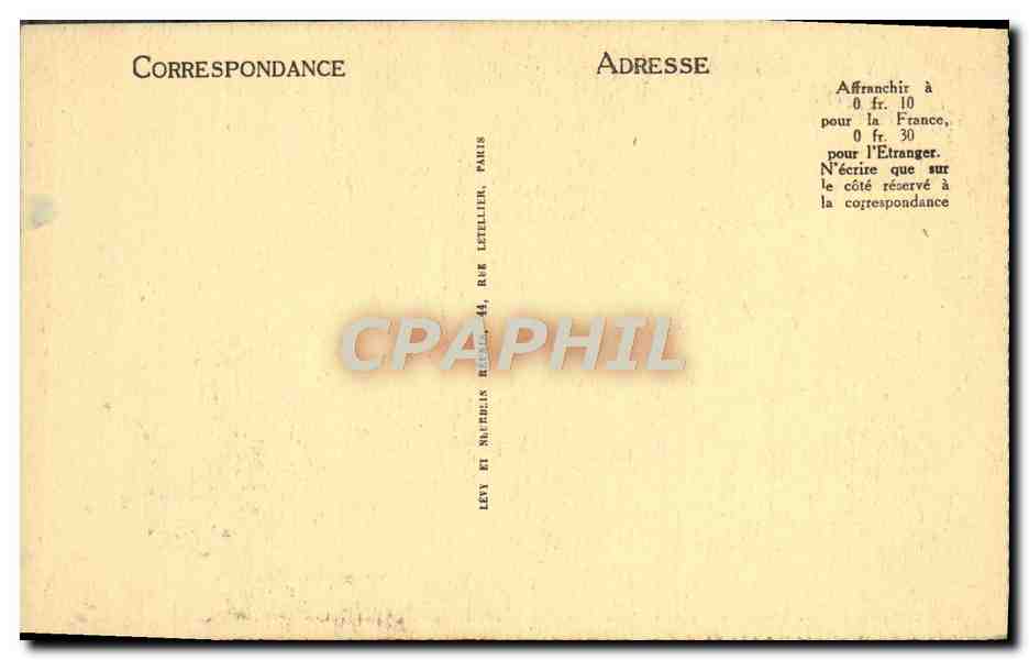 CPA Gabes L'Eglise Enfants — Verso