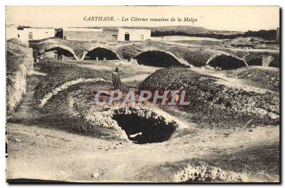 CPA Carthage Les Citernes Romaines de la Malge