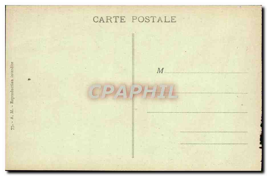CPA Carthage Les Citernes Romaines de la Malge — Rückseite