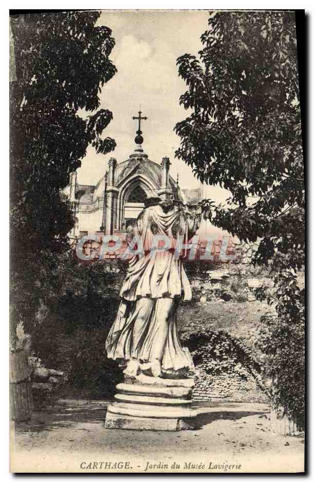CPA Carthage Jardin du Musee Lavigerie