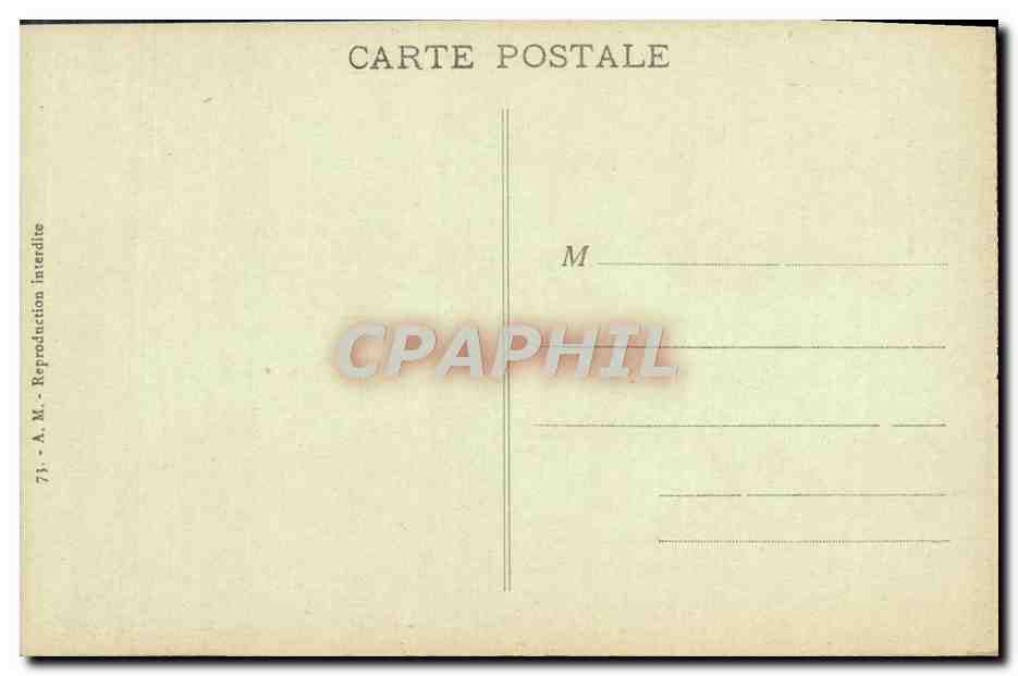 CPA Carthage Ancienne Chapelle de Saint Louis — Rückseite
