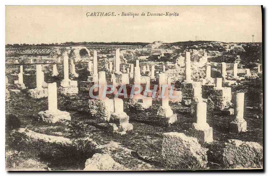 CPA Carthage Basilique de Damous Karita